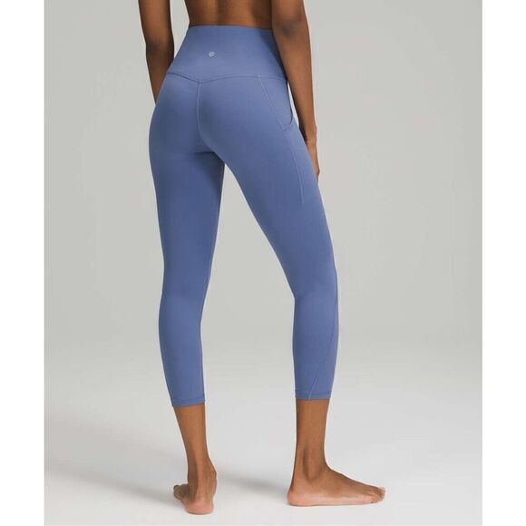 Womens Lululemon Align High Rise Crop with Pockets - Picture 1 of 5